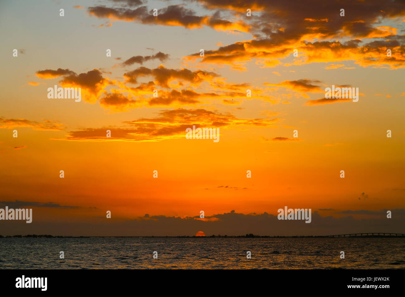 Fort Myers Sunset Stock Photo