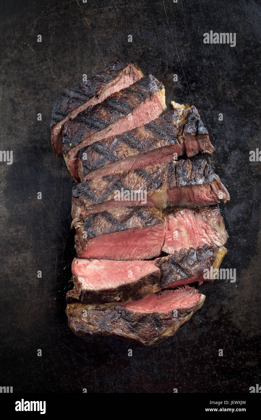 Barbecue Dry Aged Entrecote Steak Stock Photo Alamy