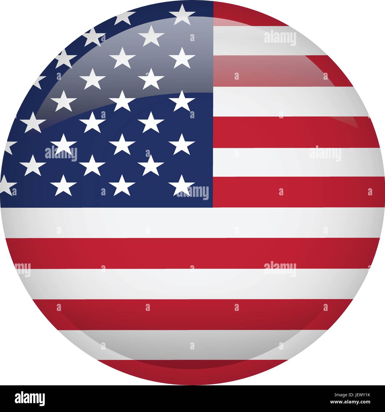 Isolated flag of the United States Stock Vector Image & Art - Alamy