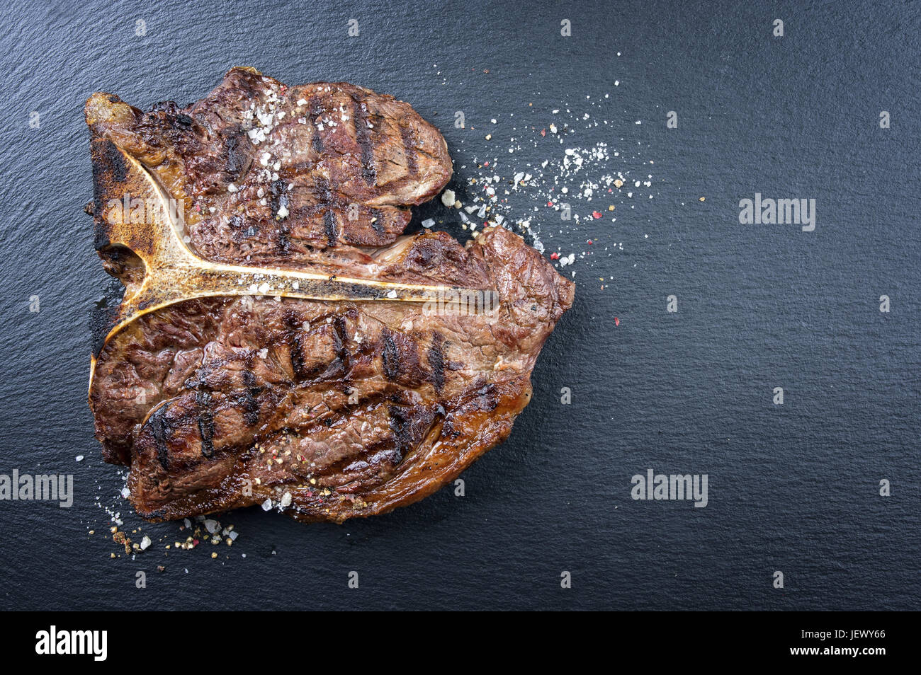Dry Aged Barbecue Porterhouse Steak Stock Photo Alamy