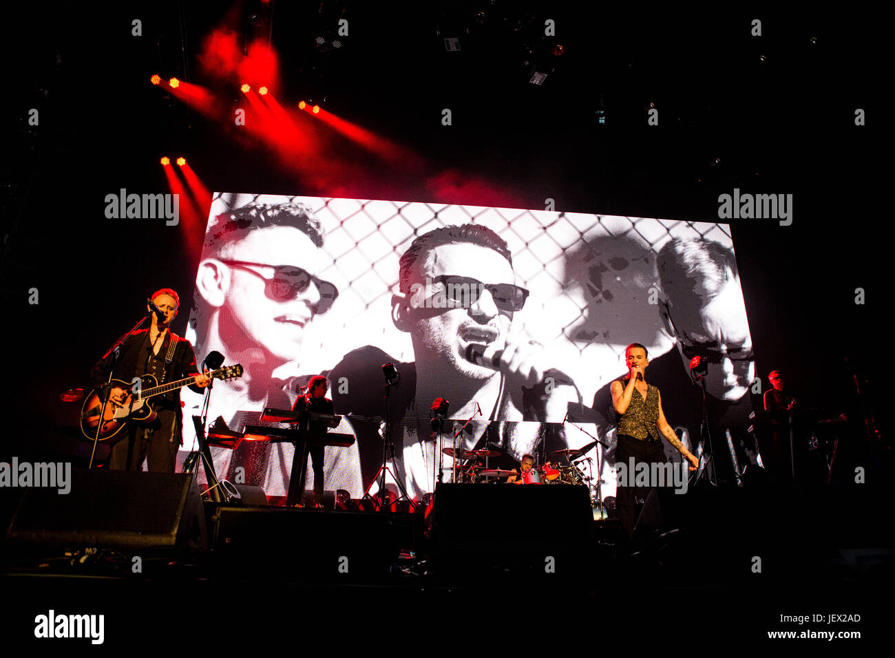 Milan, Italy 27th june Depeche Mode live at San Siro Stadium in Milan ©  Roberto Finizio / Alamy Live News Stock Photo - Alamy
