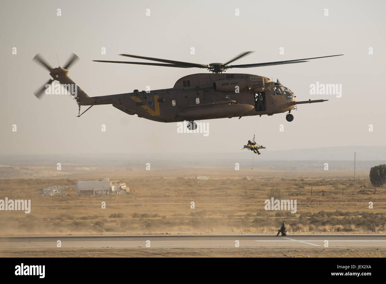 Hatzerim, Israel. 27th June, 2017. A CH-53 sea stallion performs a ...