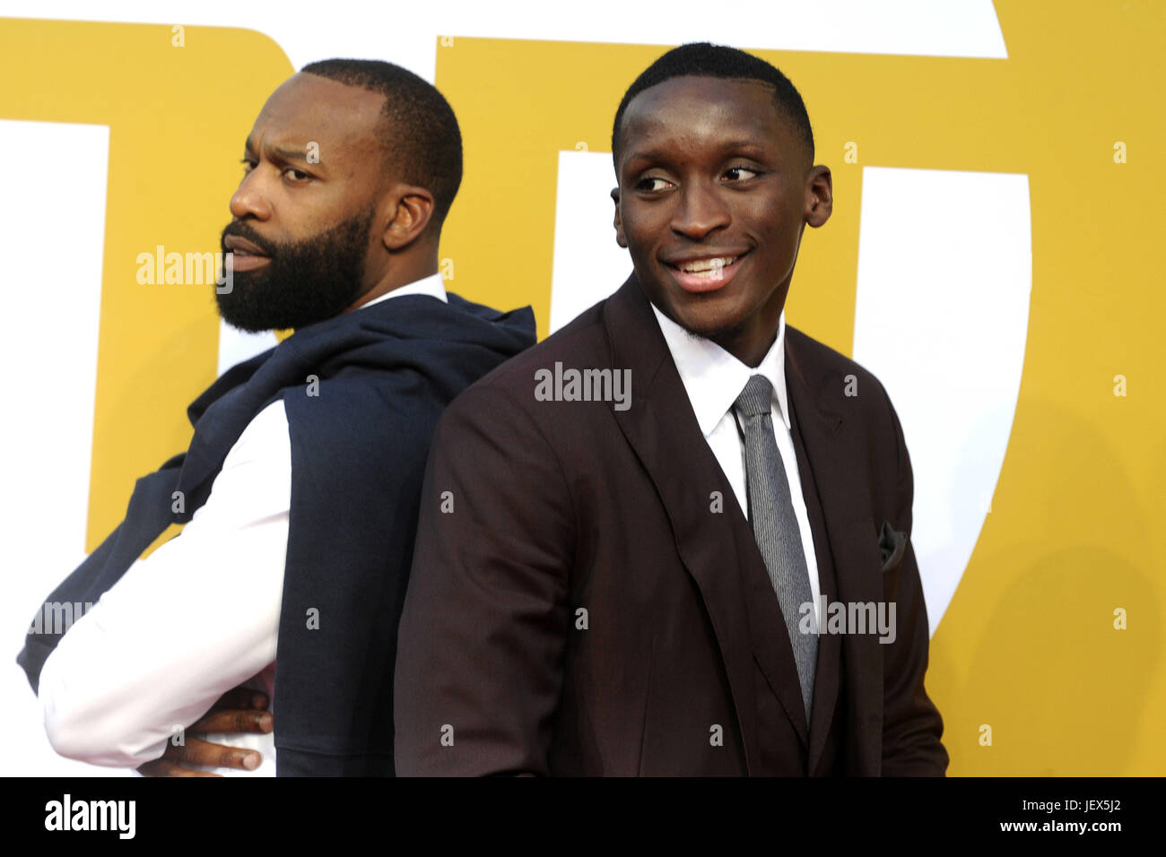 New York City. 26th June, 2017. Desus and The Kid Mero attend the NBA Awards 2017 at Basketball City on Pier 36 South Street on June 26, 2017 in New York City. | Verwendung weltweit Credit: dpa/Alamy Live News Stock Photo