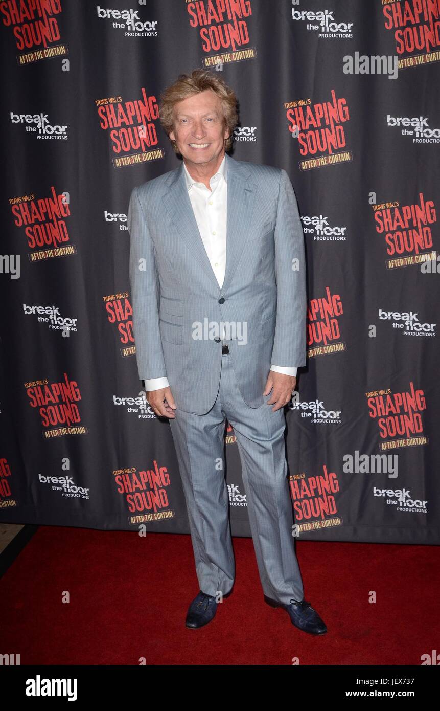 Westwood, CA. 27th June, 2017. Nigel Lythgoe at arrivals for SHAPING