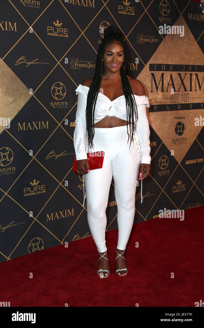 Los Angeles, CA, USA. 24th June, 2017. Brandi Maxiell at arrivals for