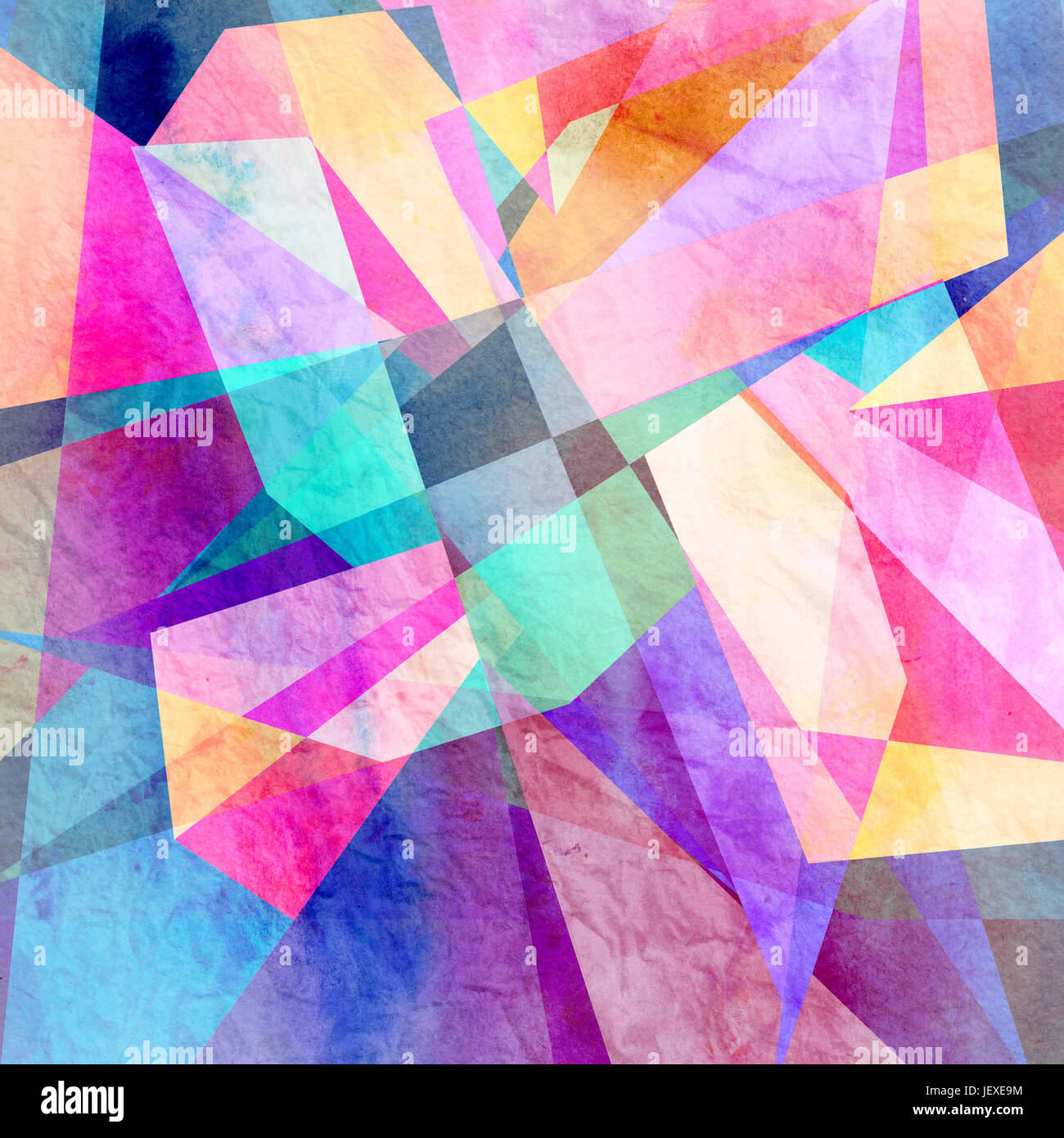 abstract watercolor geometric background Stock Photo Alamy