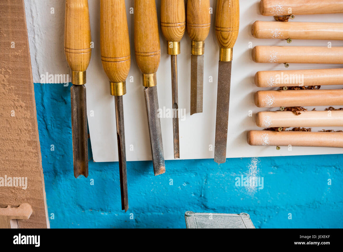 Tools and equipment used for carpentry Stock Photo Alamy