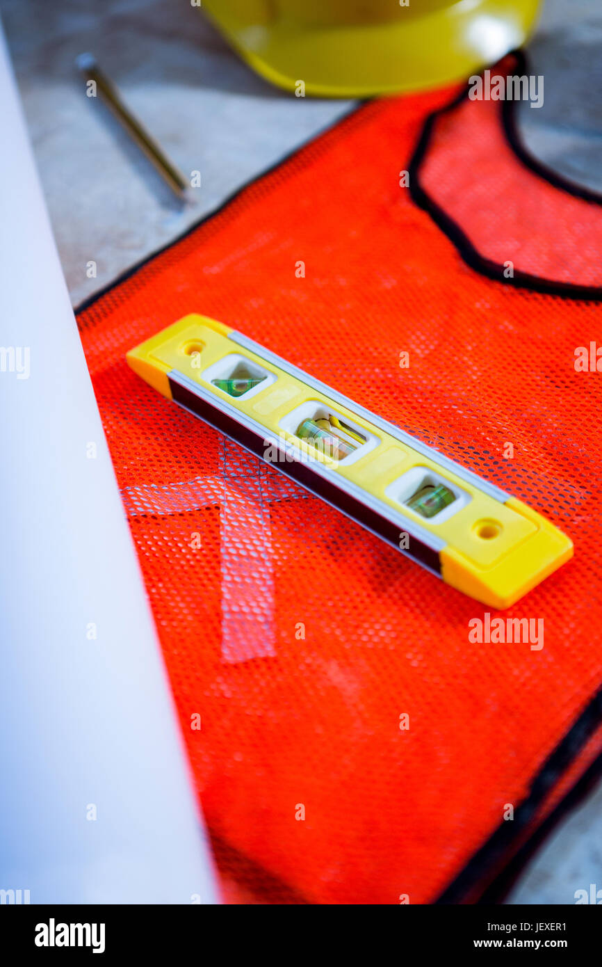 Carpenters safety equipment Stock Photo Alamy