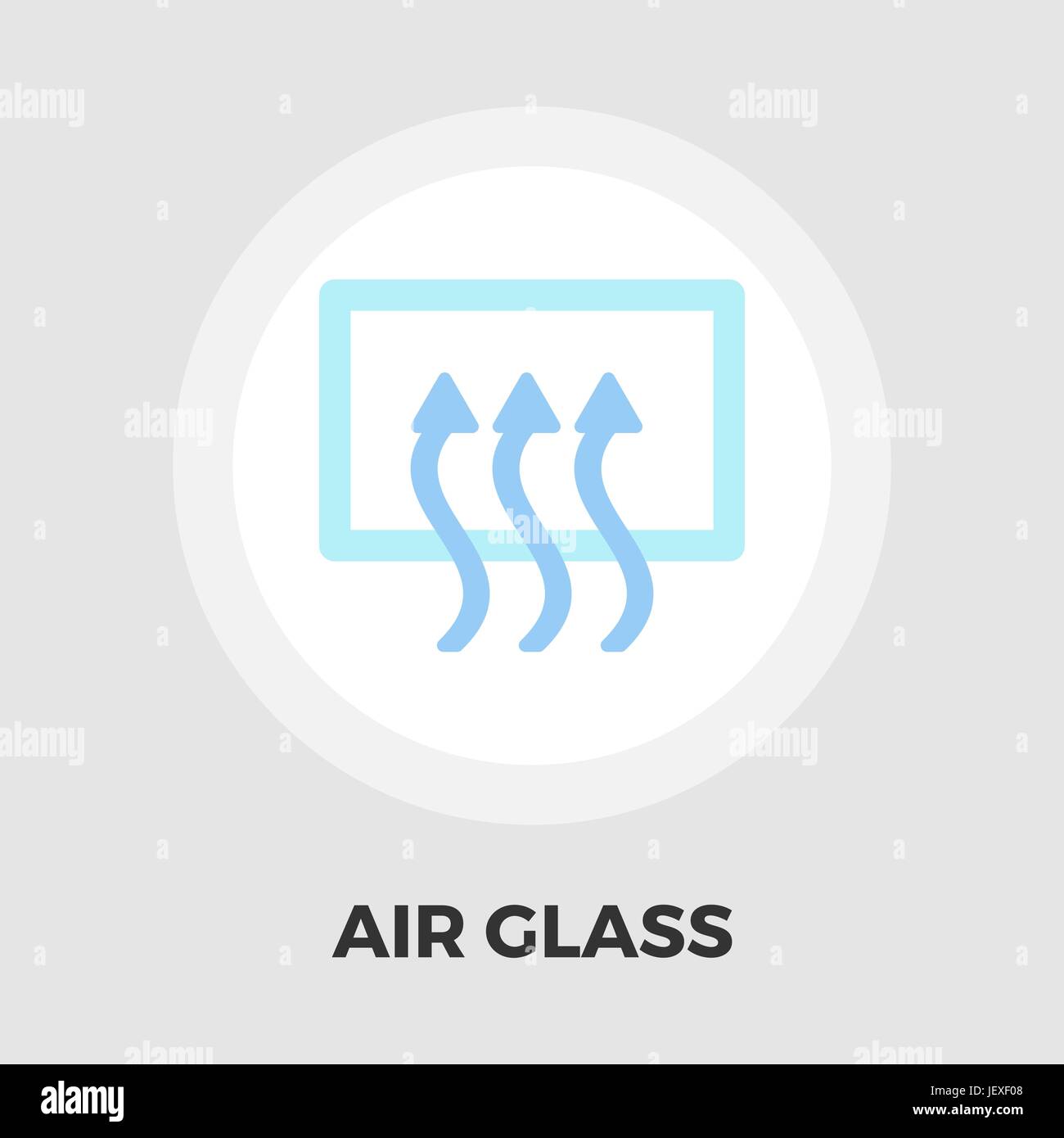 Rear window defrost icon vector. Flat icon isolated on the white ...