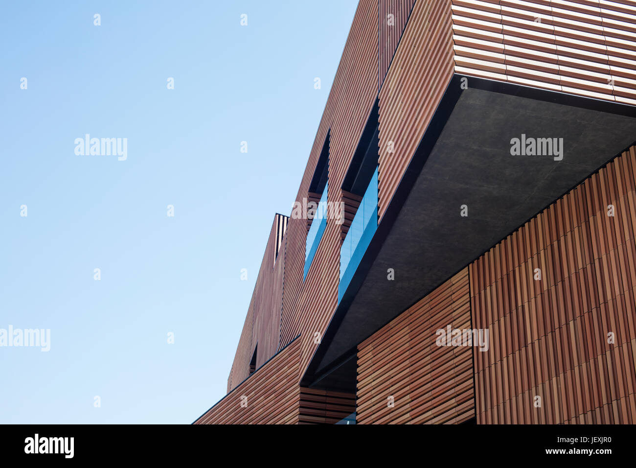 Modern architecture, geometric building for new Massana art school at ...