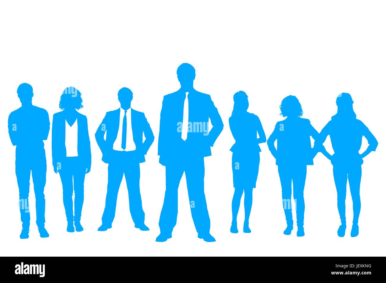 Staff silhouettes hi-res stock photography and images - Alamy