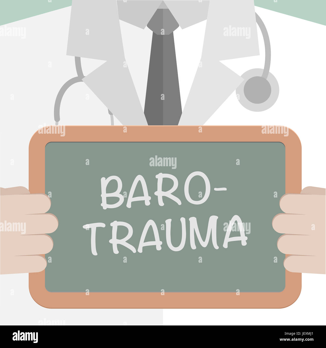 Medical Board Barotrauma Stock Photo Alamy