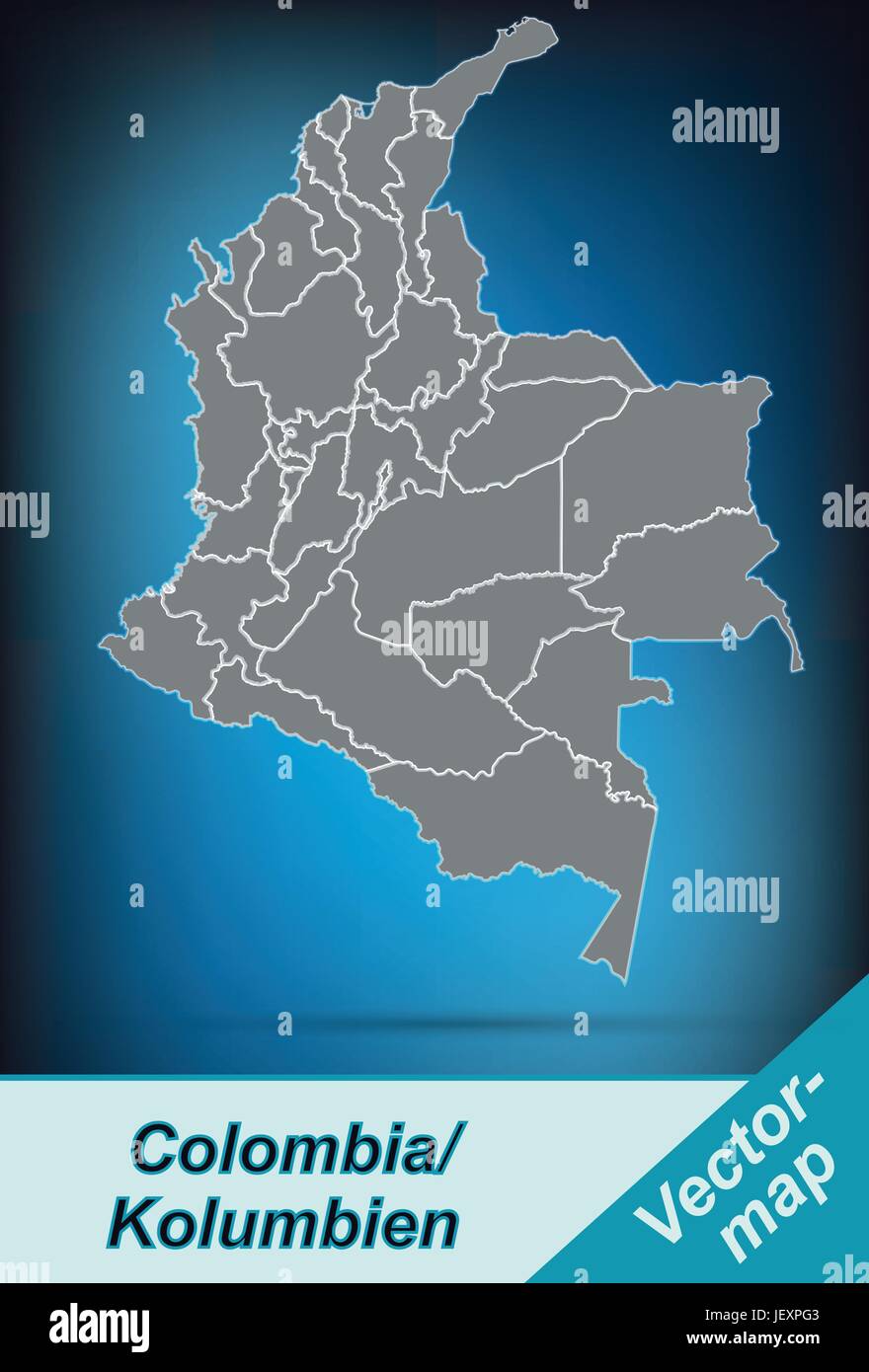 Map of colombia by regions hi-res stock photography and images - Alamy