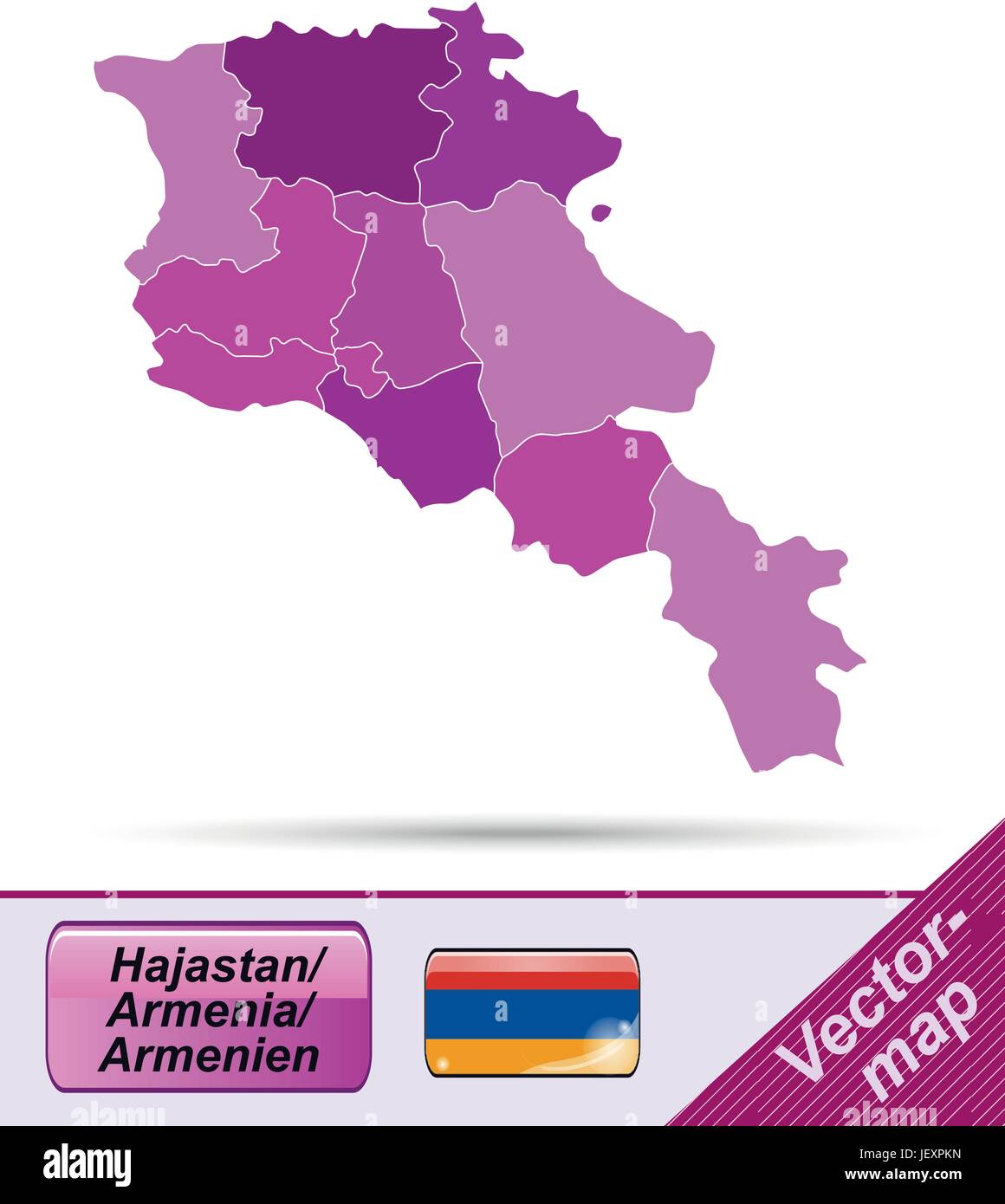 Armenia map hi-res stock photography and images - Alamy