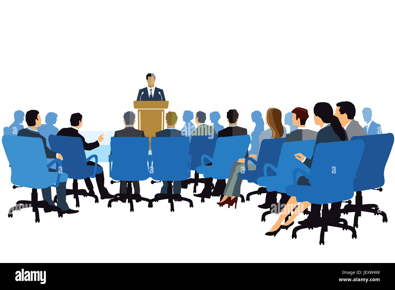 Lecture, consulting, event Stock Photo