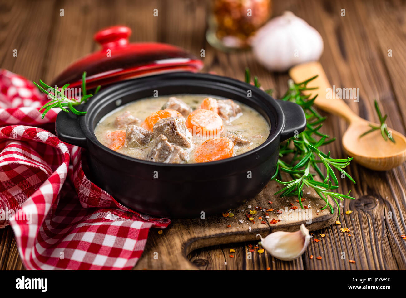 Chicken liver stew hi-res stock photography and images - Alamy