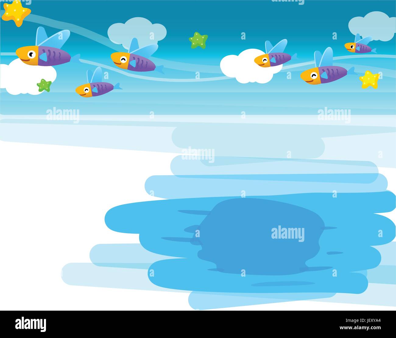 Heavenly horizontal Stock Vector Images - Alamy