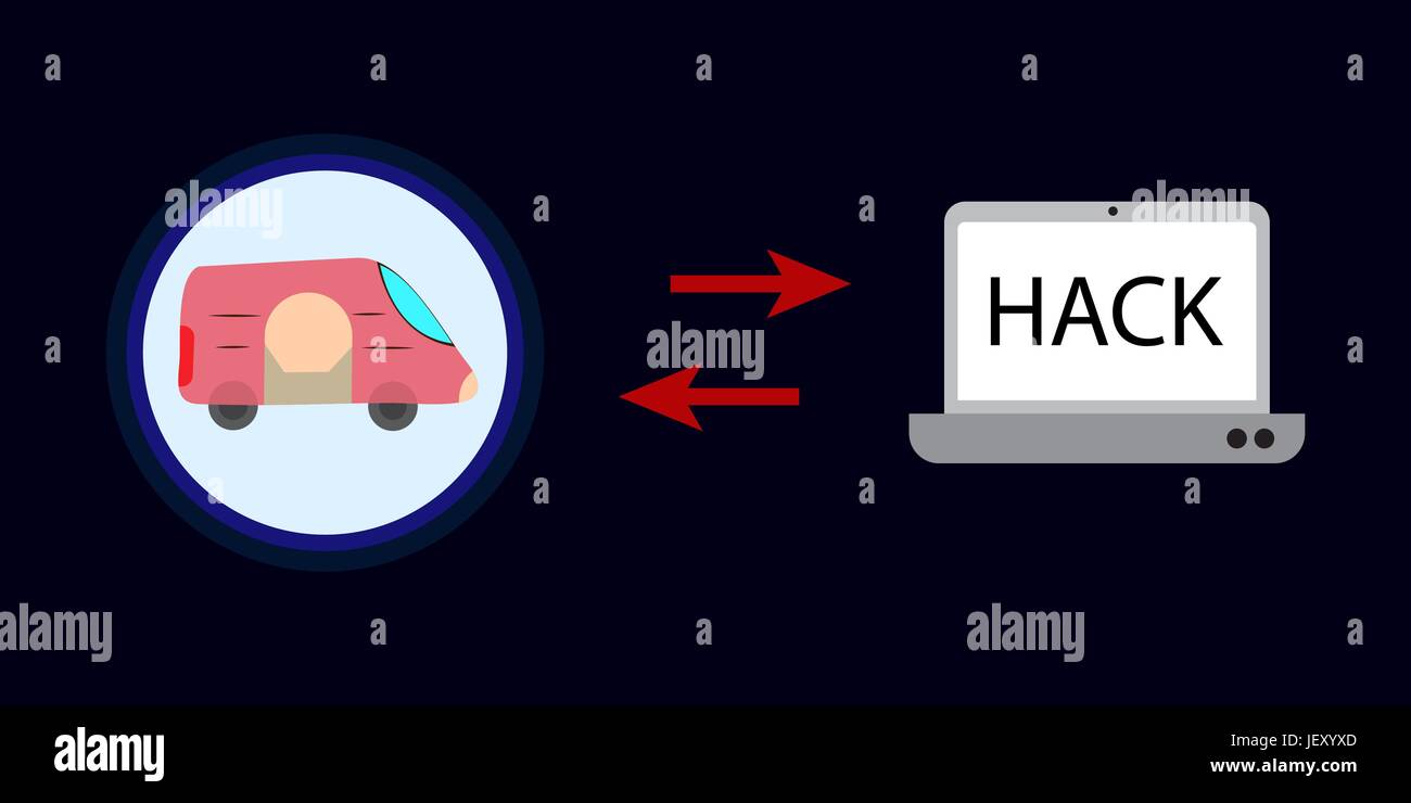 Hacker on hack laptop Stock Vector Images - Alamy