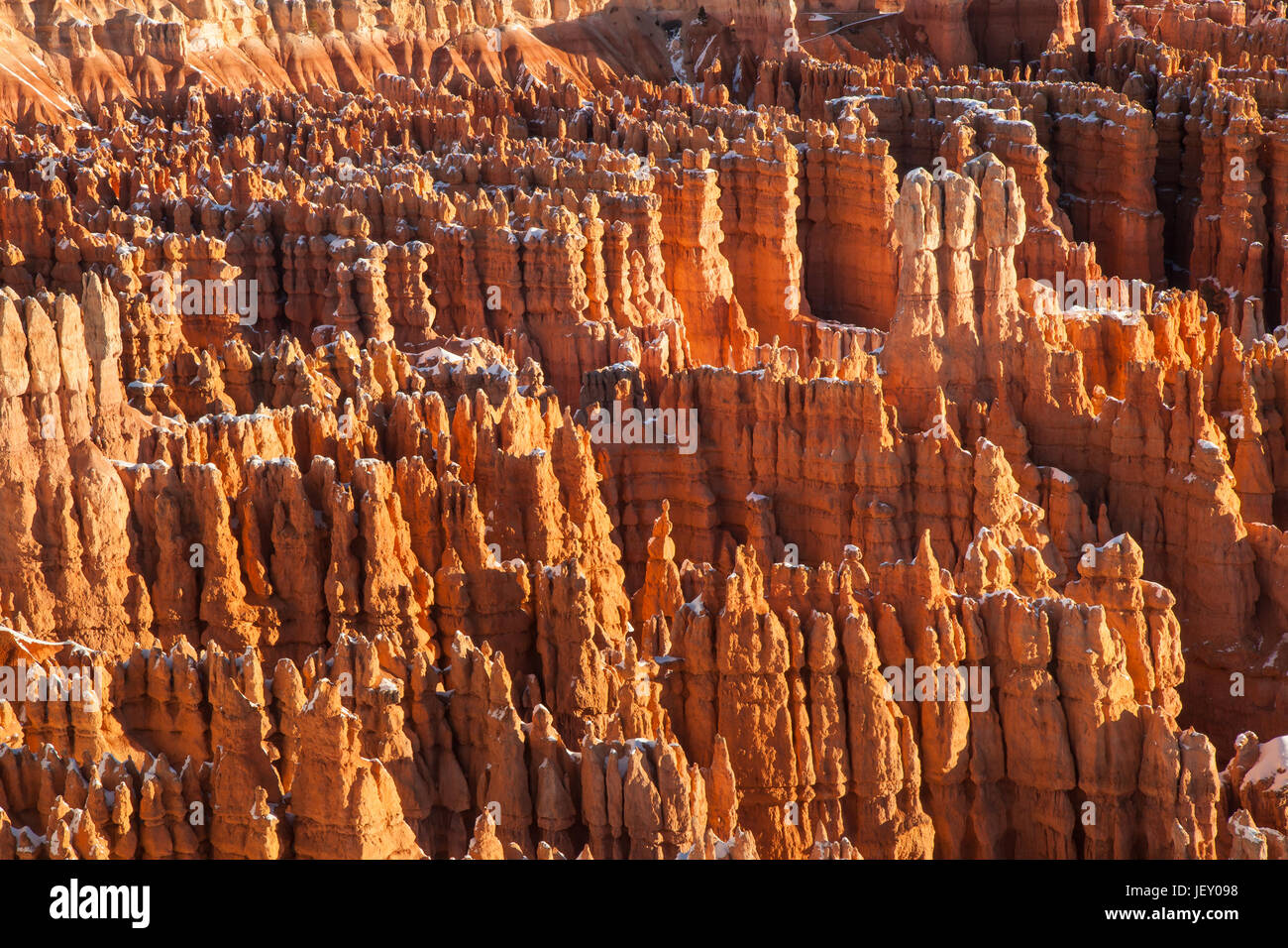 Hoodoos in the amphitheater of Bryce Canyon National Park, Utah Stock Photo