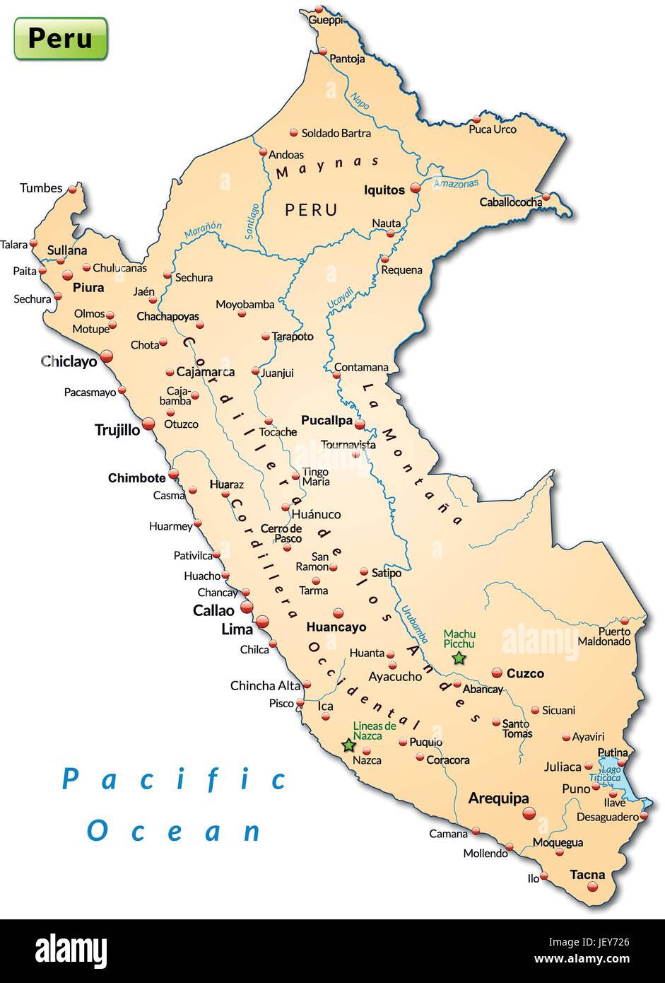 Page 3 Map Of Peru High Resolution Stock Photography And Images Alamy