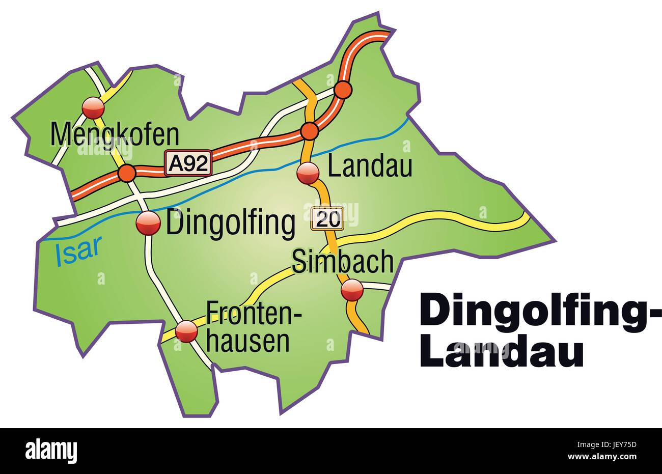 Map of landau hires stock photography and images Alamy