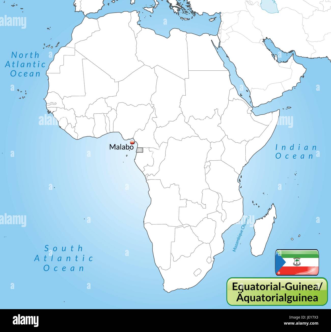 Equatorial guinea map hires stock photography and images Alamy
