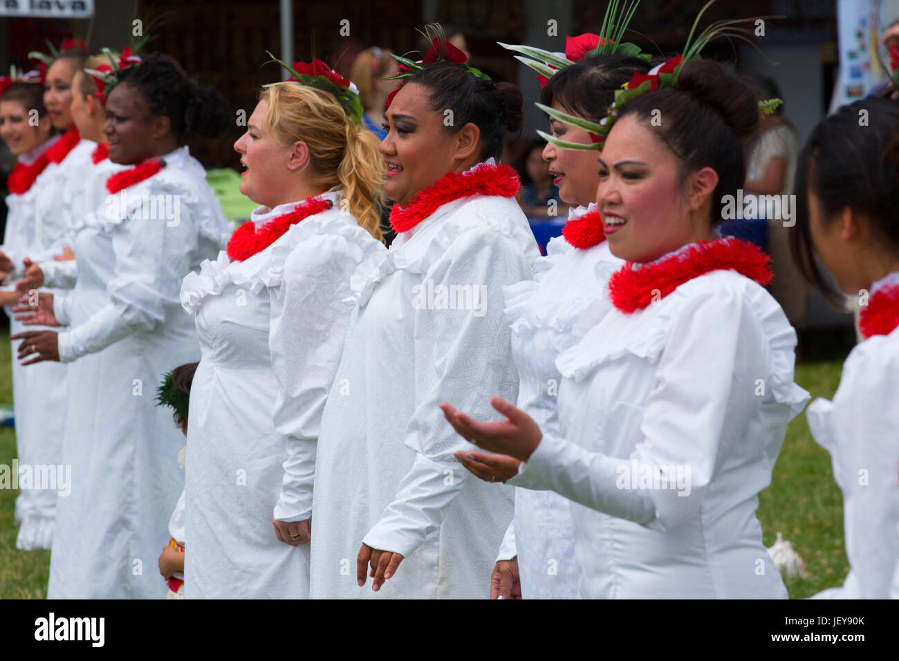 Polynesian dance, World Beat Festival, Riverfront Park, Salem, Oregon