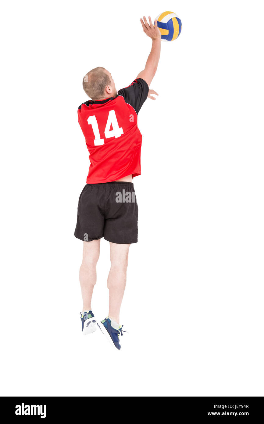 Male volleyball player jumping hires stock photography and images Alamy