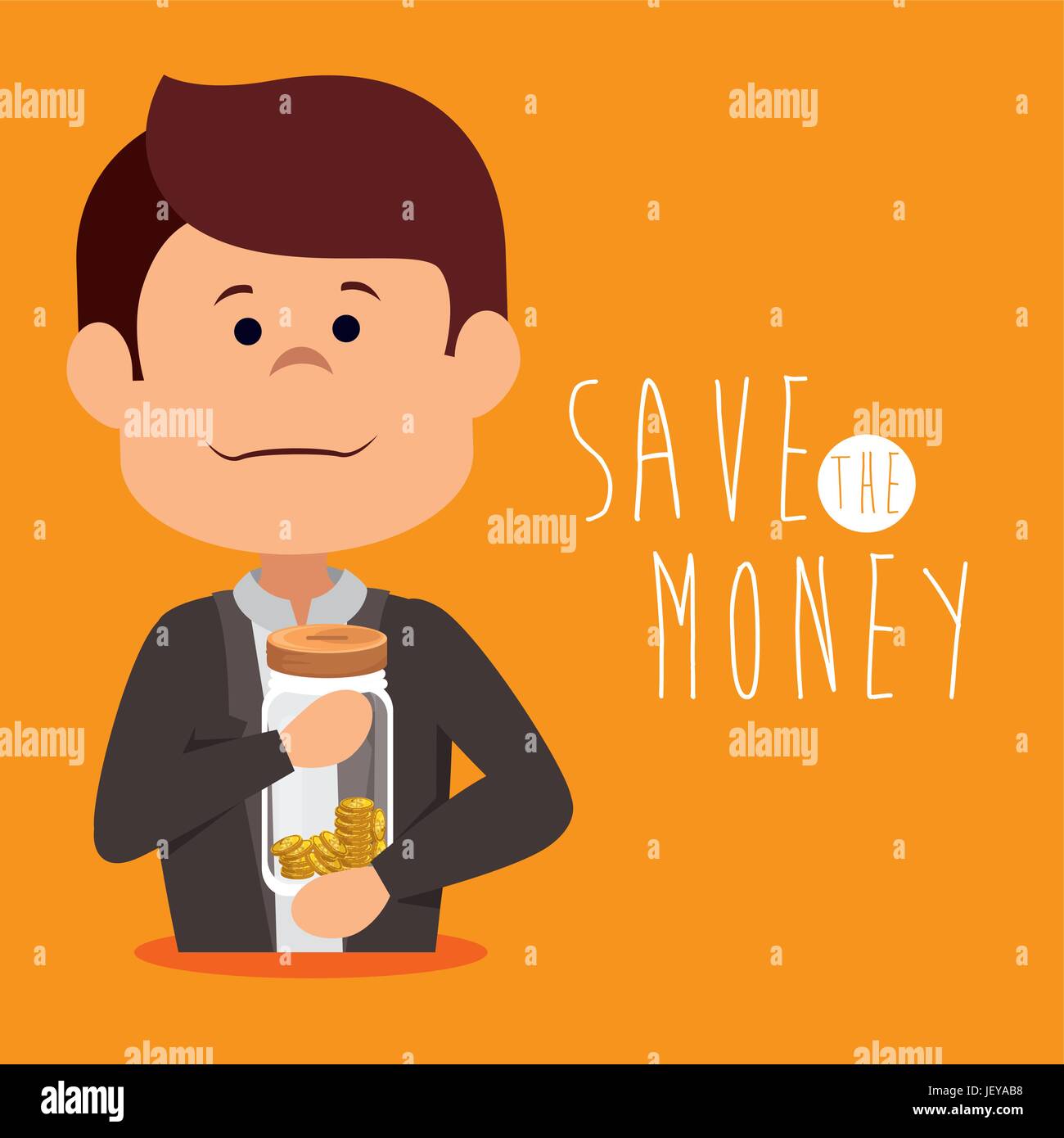 save money concept Stock Vector