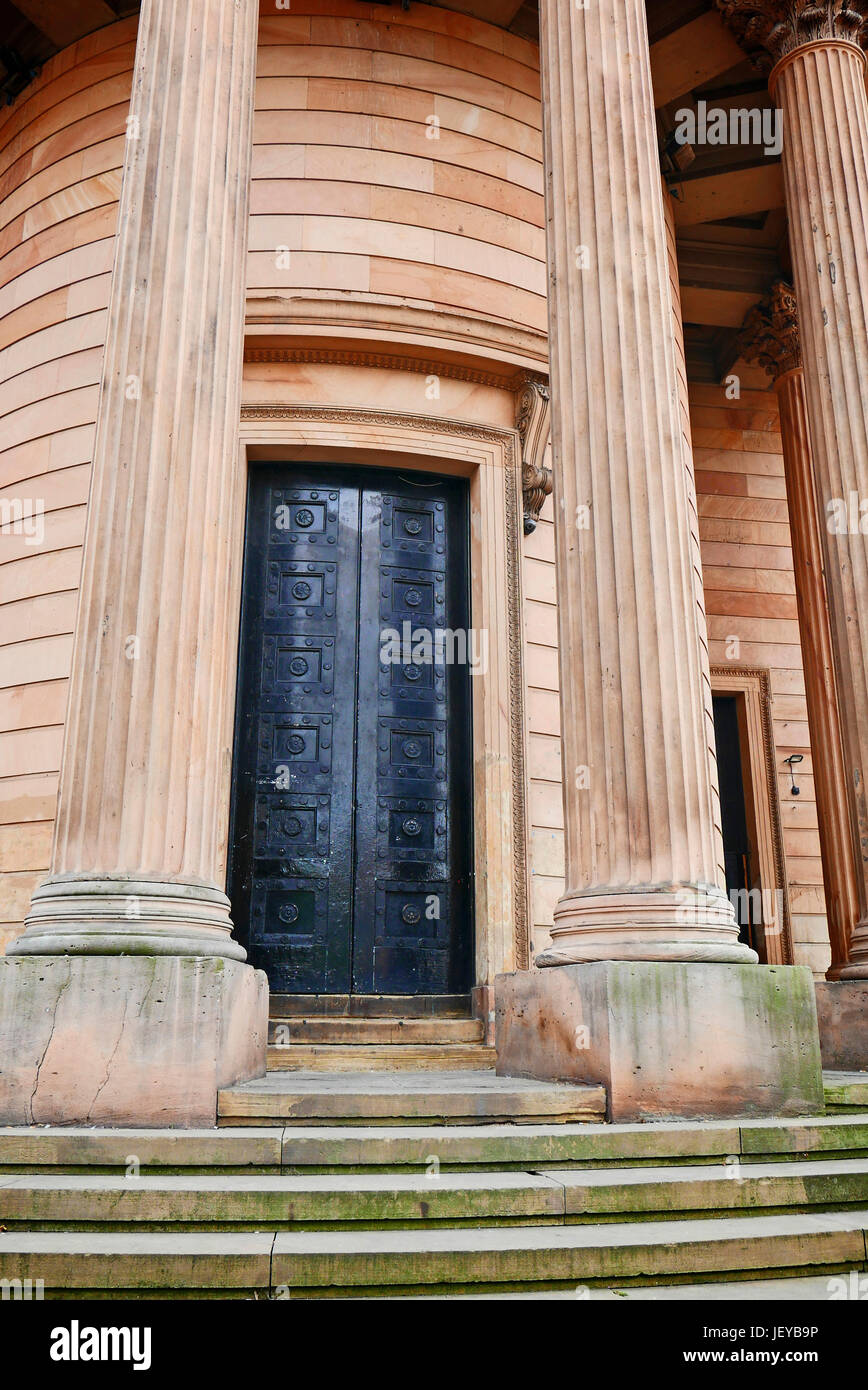 Main door into the Blackie Arts Centre,Liverpool,UK Stock Photo