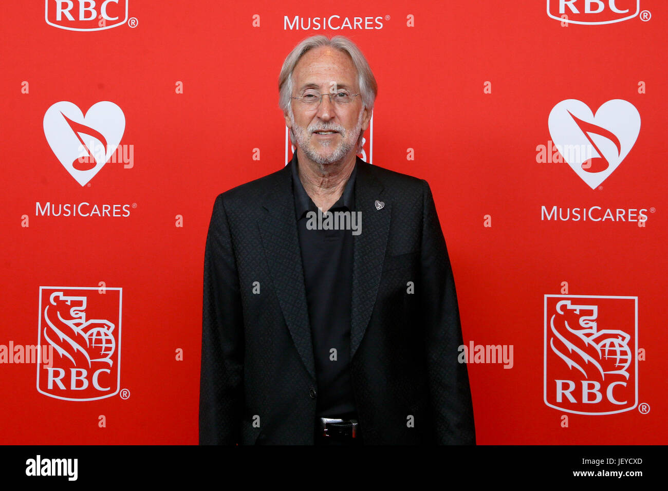 Neil Portnow attends the 13th Annual MusiCares Map Fund Benefit Concert in New York, USA Stock Photo