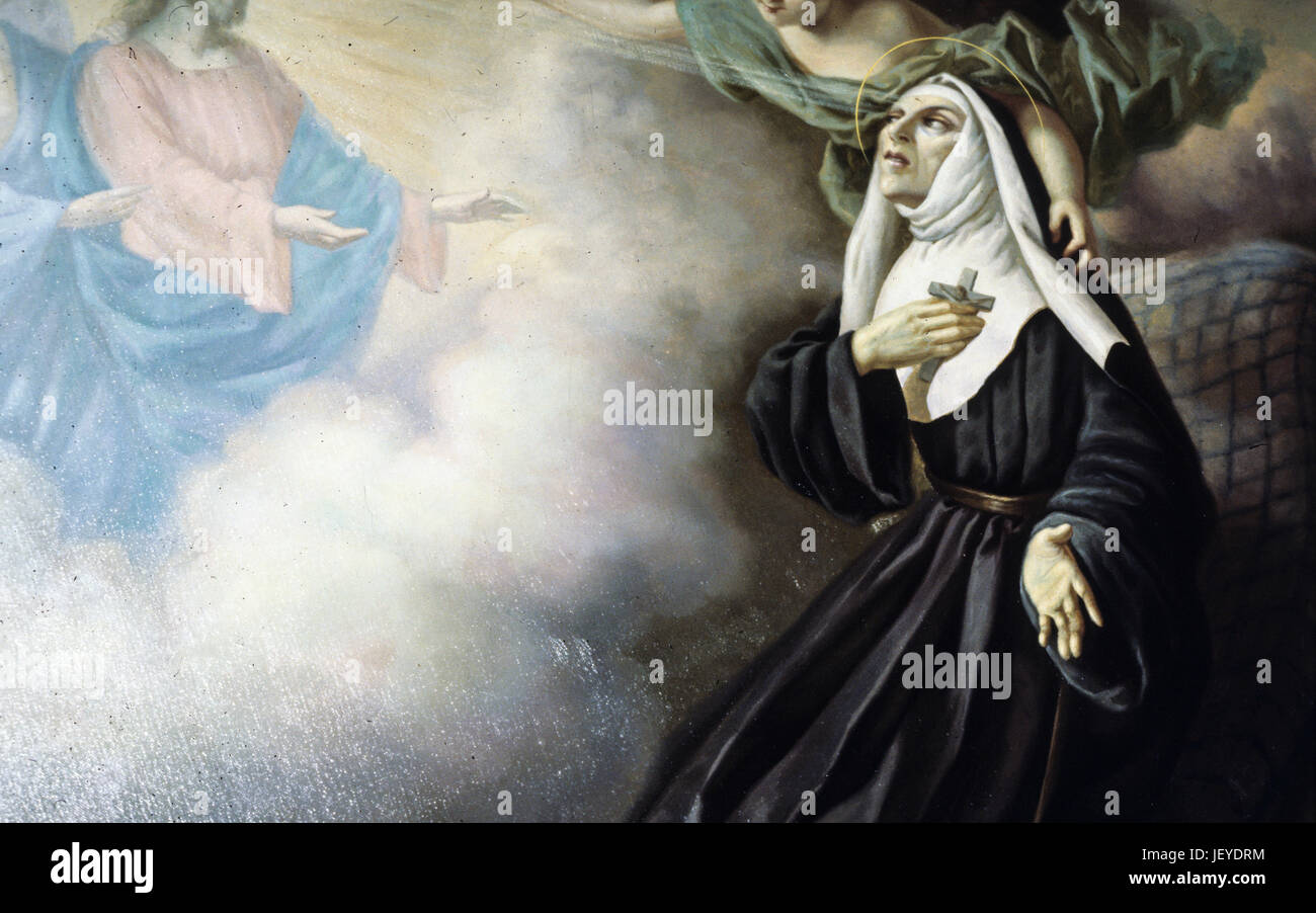 saint rita of cascia Stock Photo - Alamy