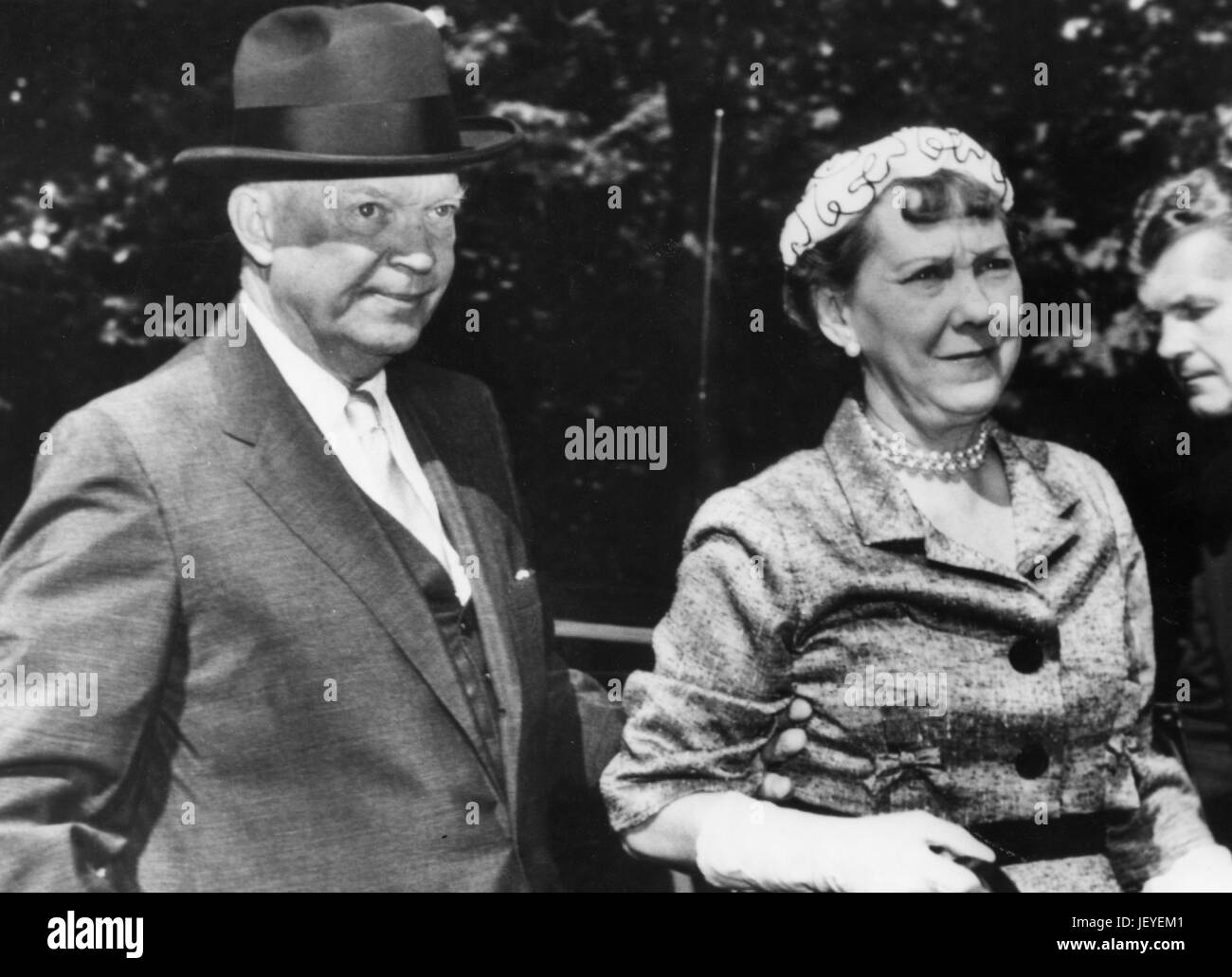 dwight eisenhower, mamie geneva eisenhower, 1959 Stock Photo