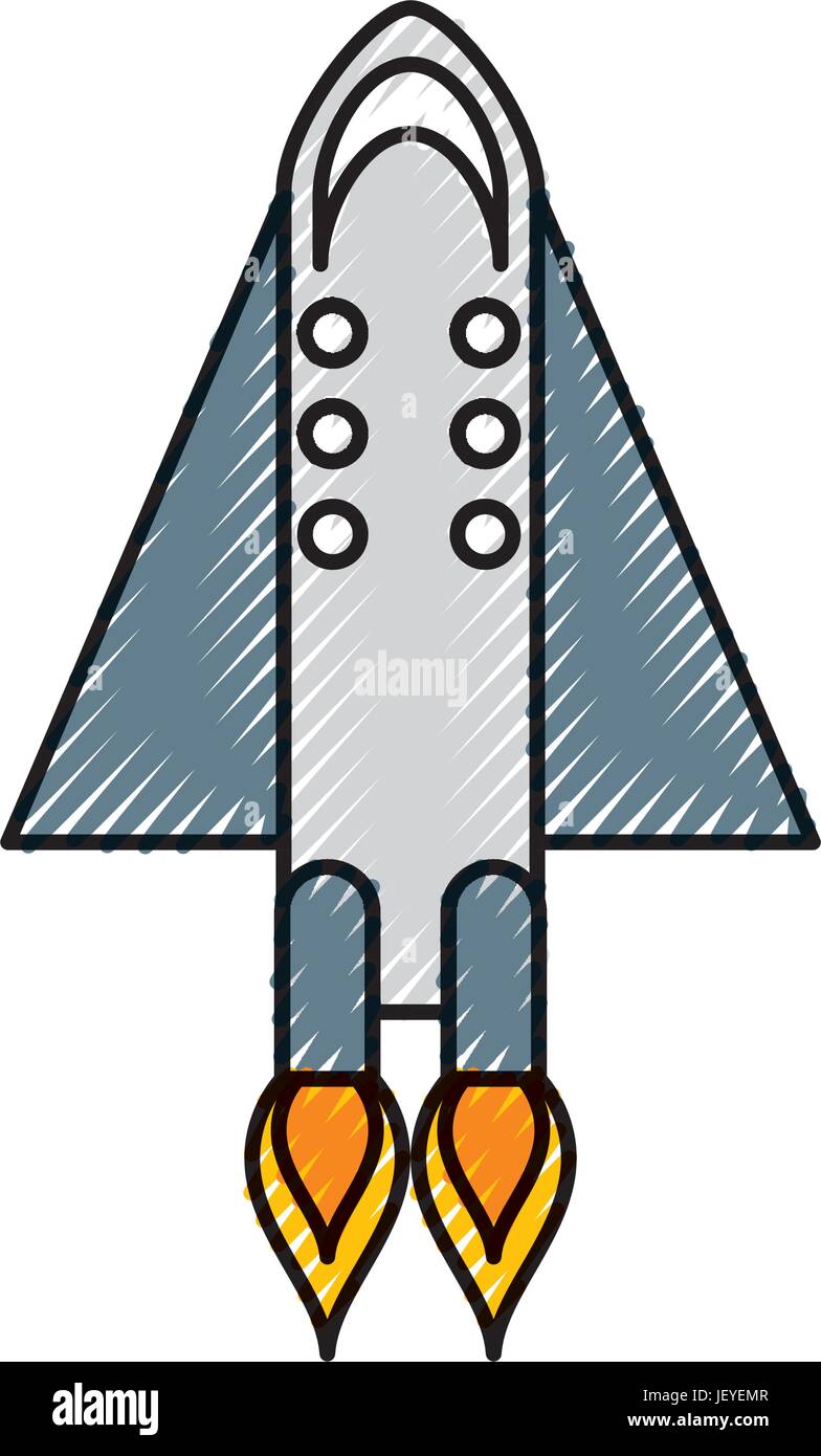 rocket space isolated icon Stock Vector Image & Art - Alamy