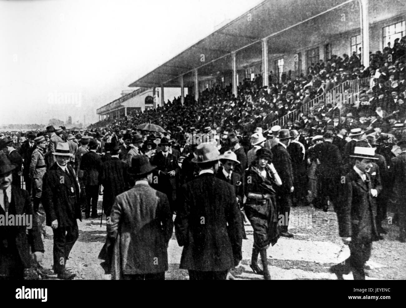 racecourse inauguration, milano, 1920 Stock Photo Alamy