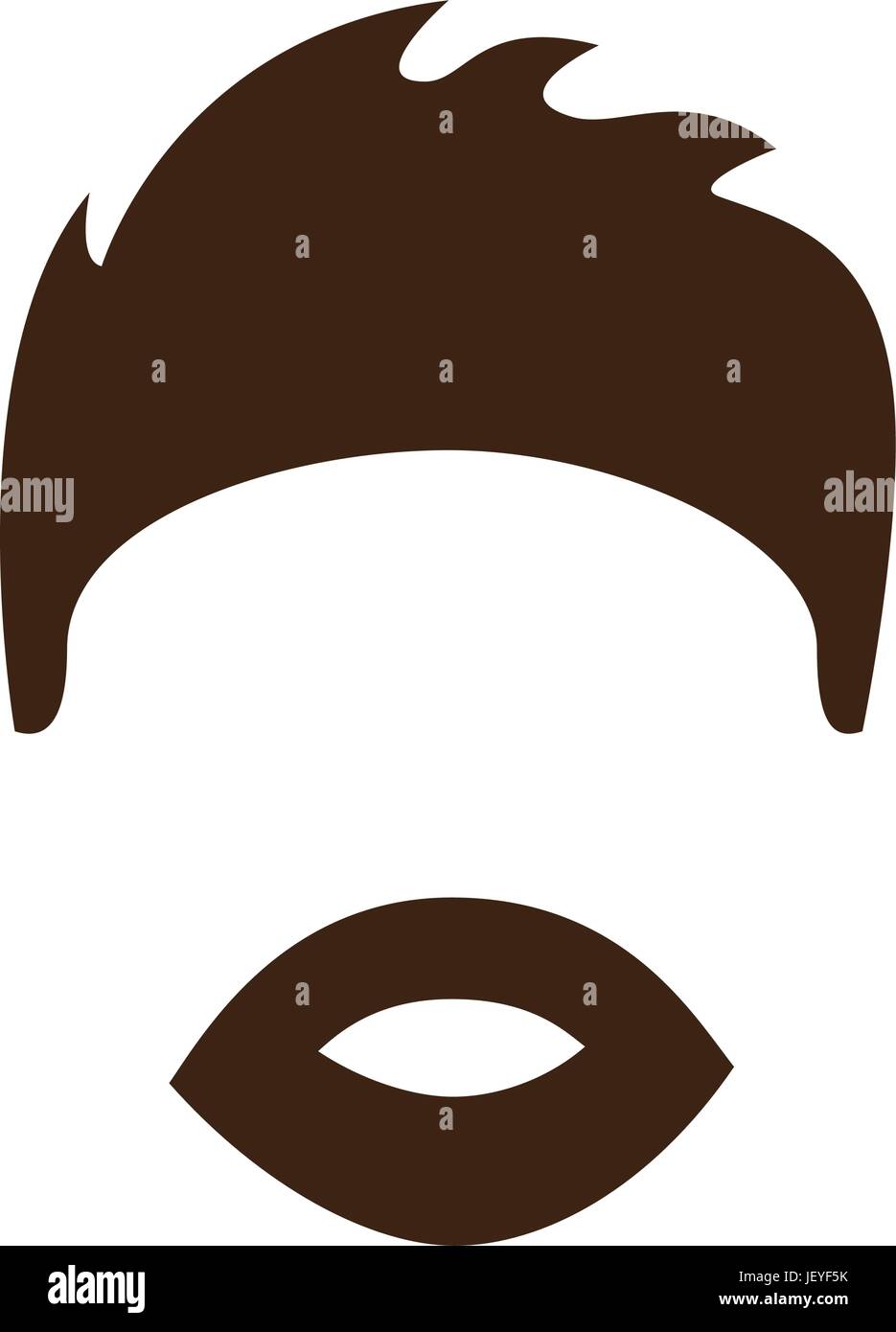 hair hipster style model Stock Vector Image & Art - Alamy