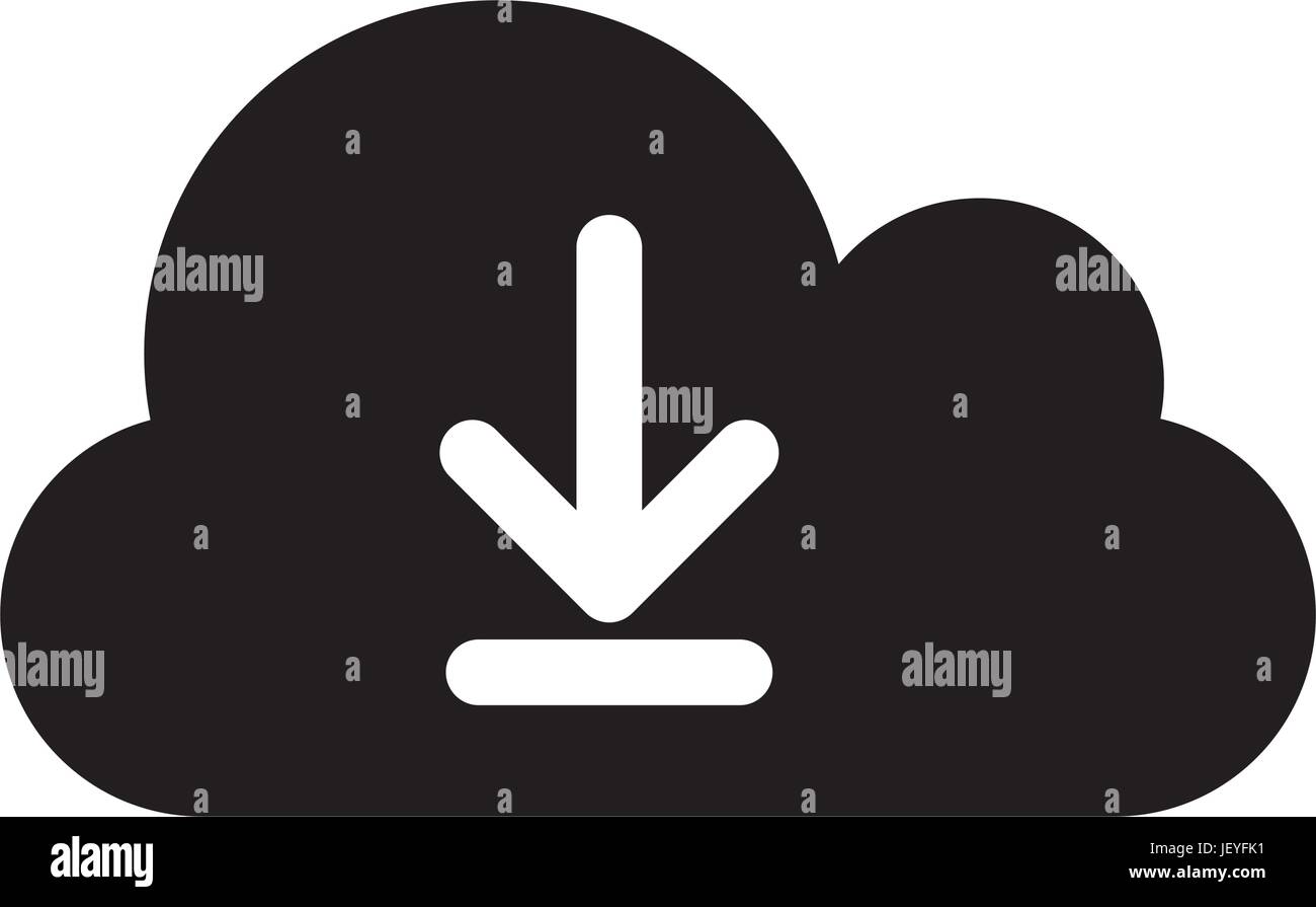 cloud computing with arrows Stock Vector Image & Art - Alamy