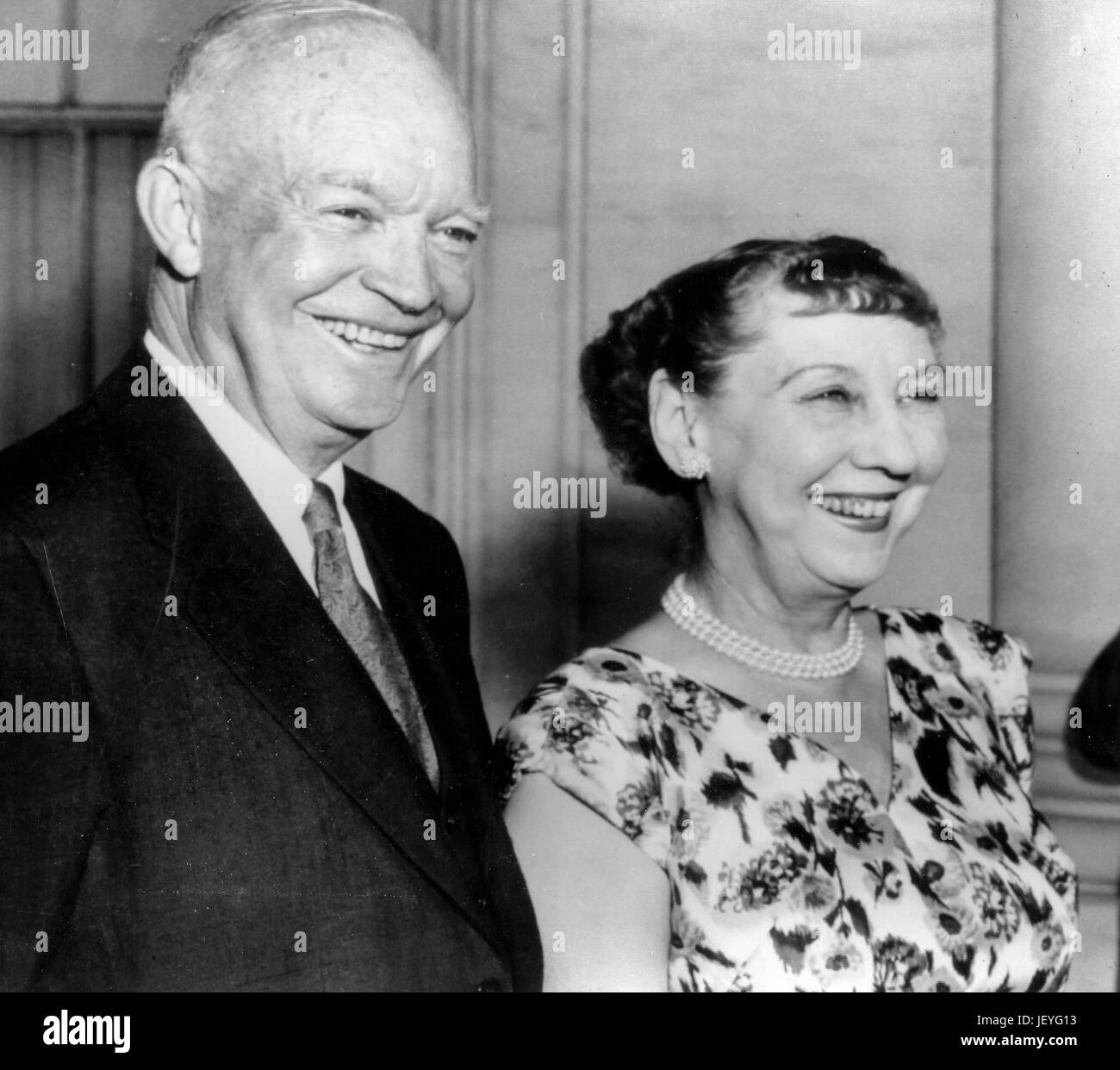 dwight eisenhower, mamie geneva eisenhower, 1959 Stock Photo