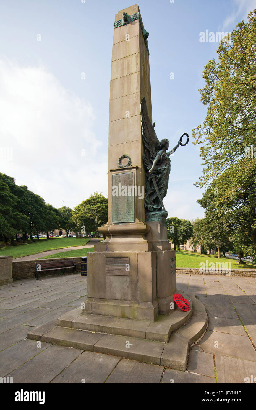 War Memorial, The Slopes, Buxton, Derbyshire Stock Photo