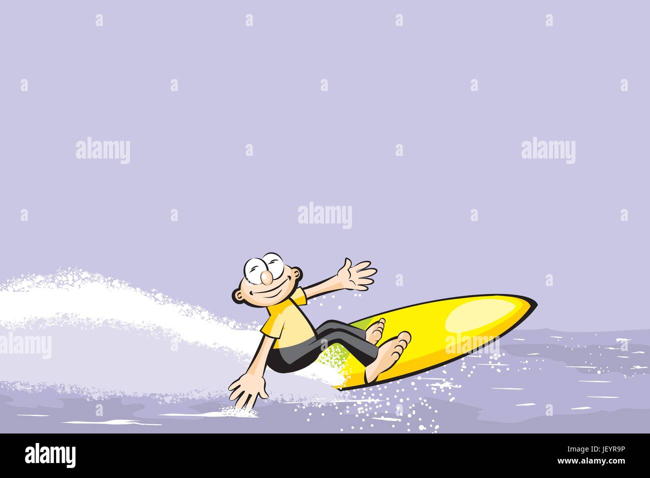 Extreme Young surfer man on surfboard riding the wave. Conceptual ...
