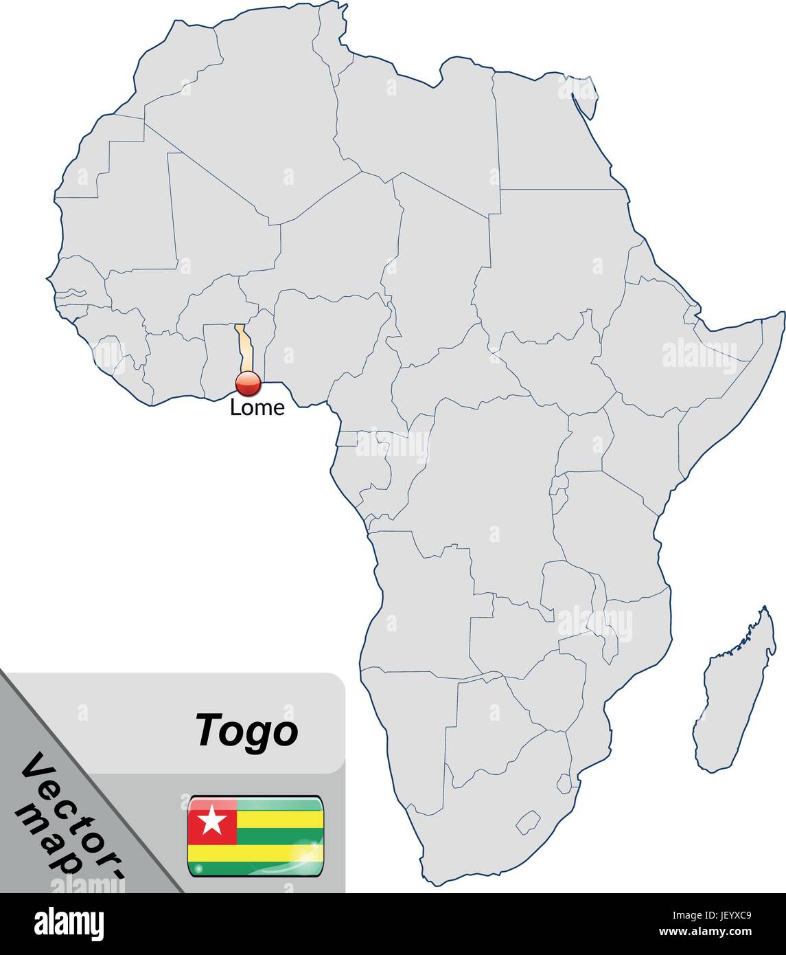 https://c8.alamy.com/comp/JEYXC9/island-map-of-togo-with-capitals-in-pastelorange-JEYXC9.jpg
