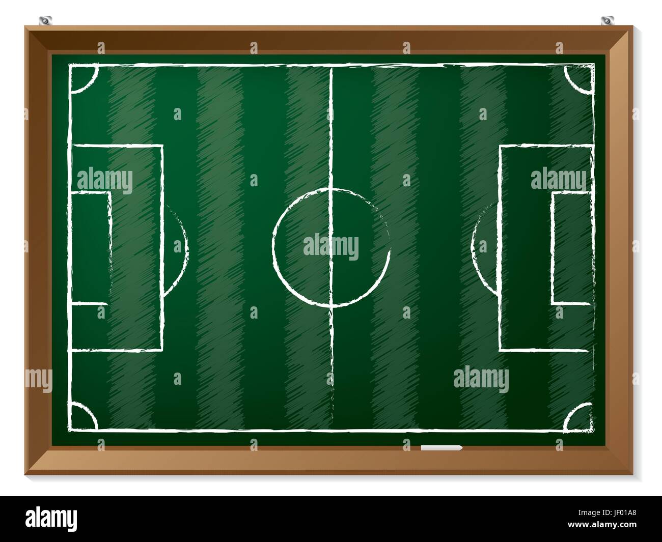 field, blackboard, chalk, board, sport, sports, soccer, football, board, sport, Stock Vector