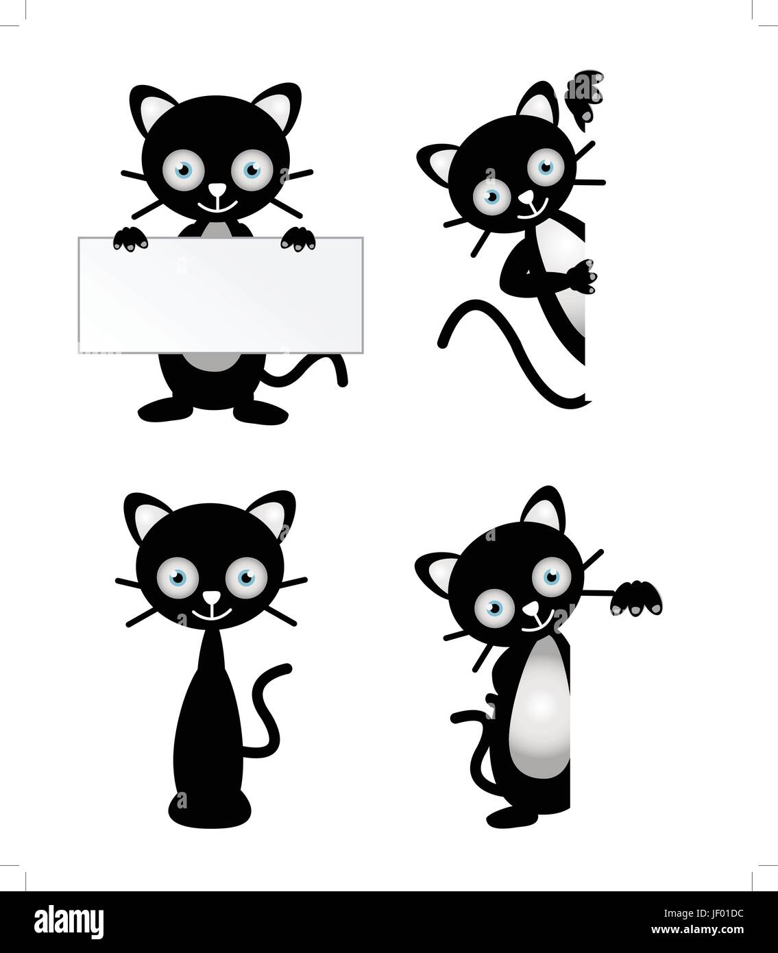 Cartoon Cat Memo Note Cute High Resolution Stock Photography And Images Alamy