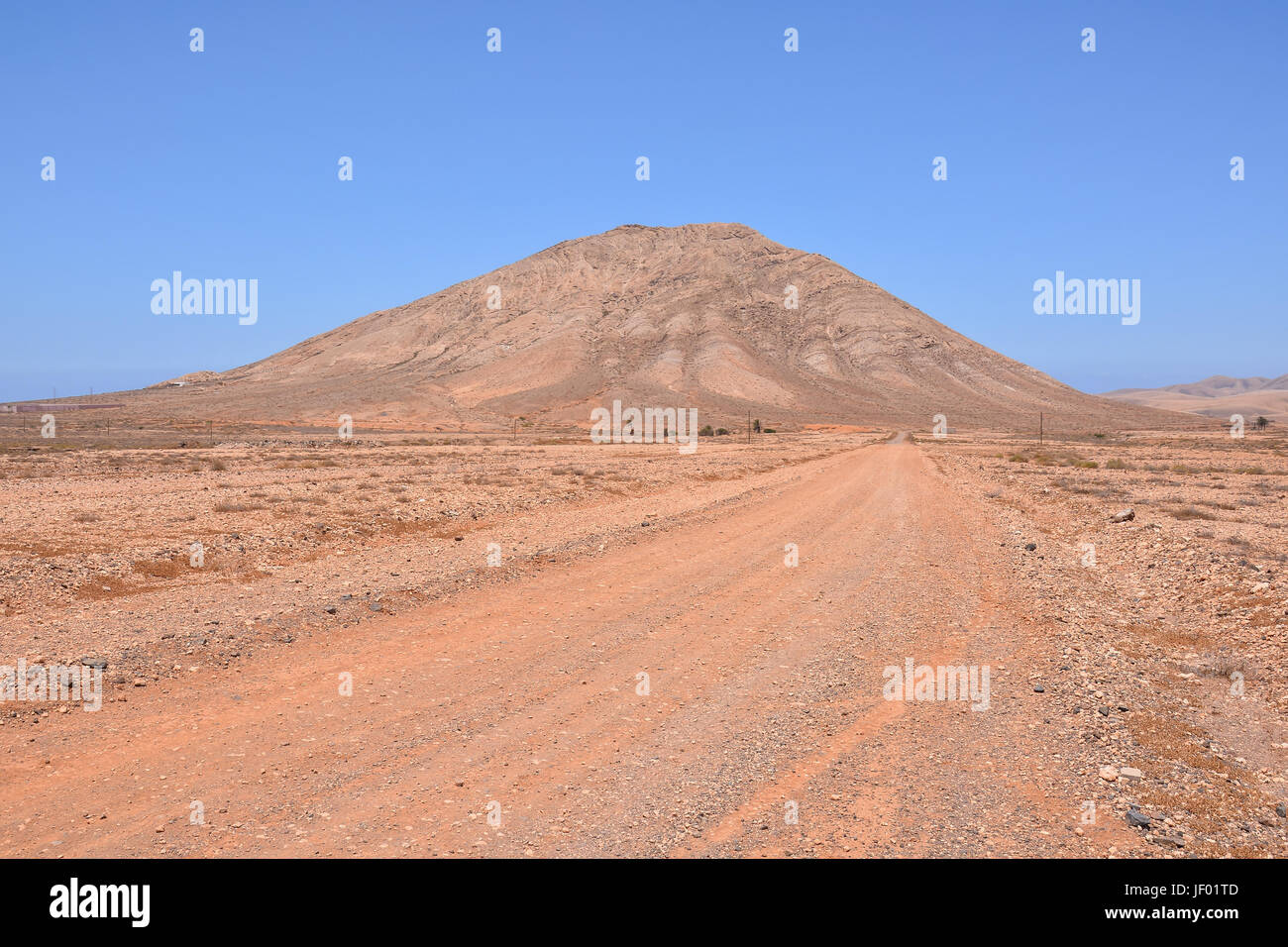 Countryside Desert Dirt Path Stock Photo