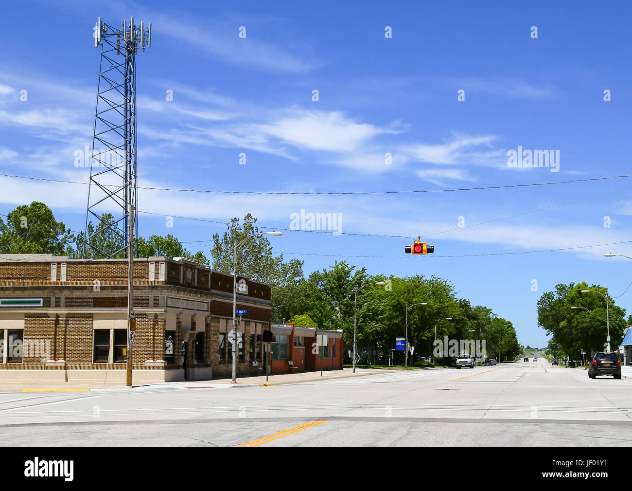 Junction in Moundridge, Kansas Stock Photo Alamy