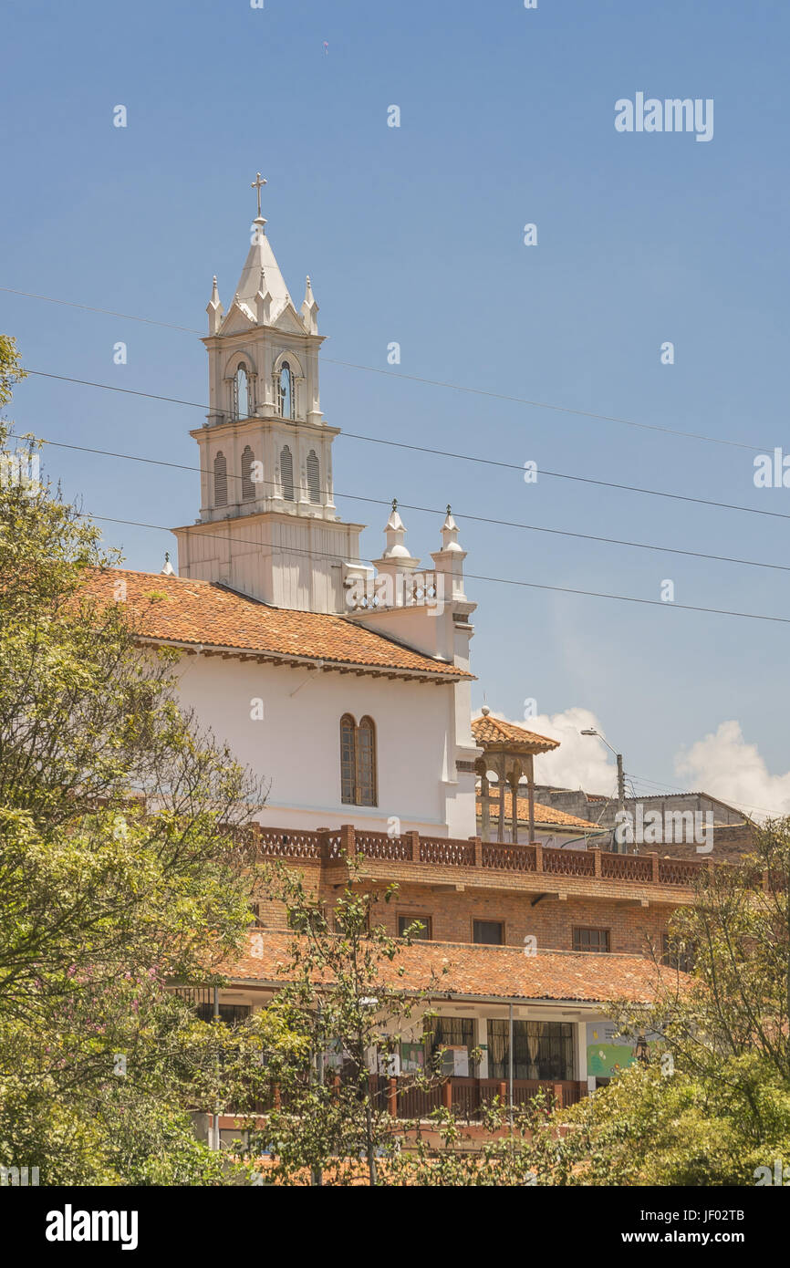 Historical Architecture in Cuenca, Ecuador