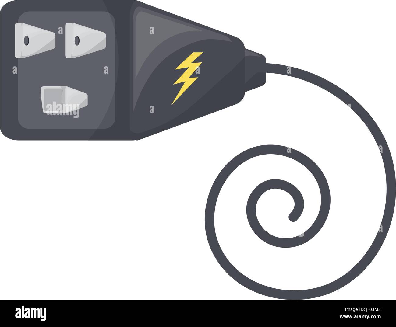 isolated electric plug Stock Vector Image & Art - Alamy