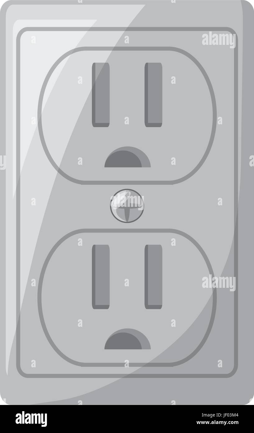 isolated electric plug Stock Vector Image & Art - Alamy