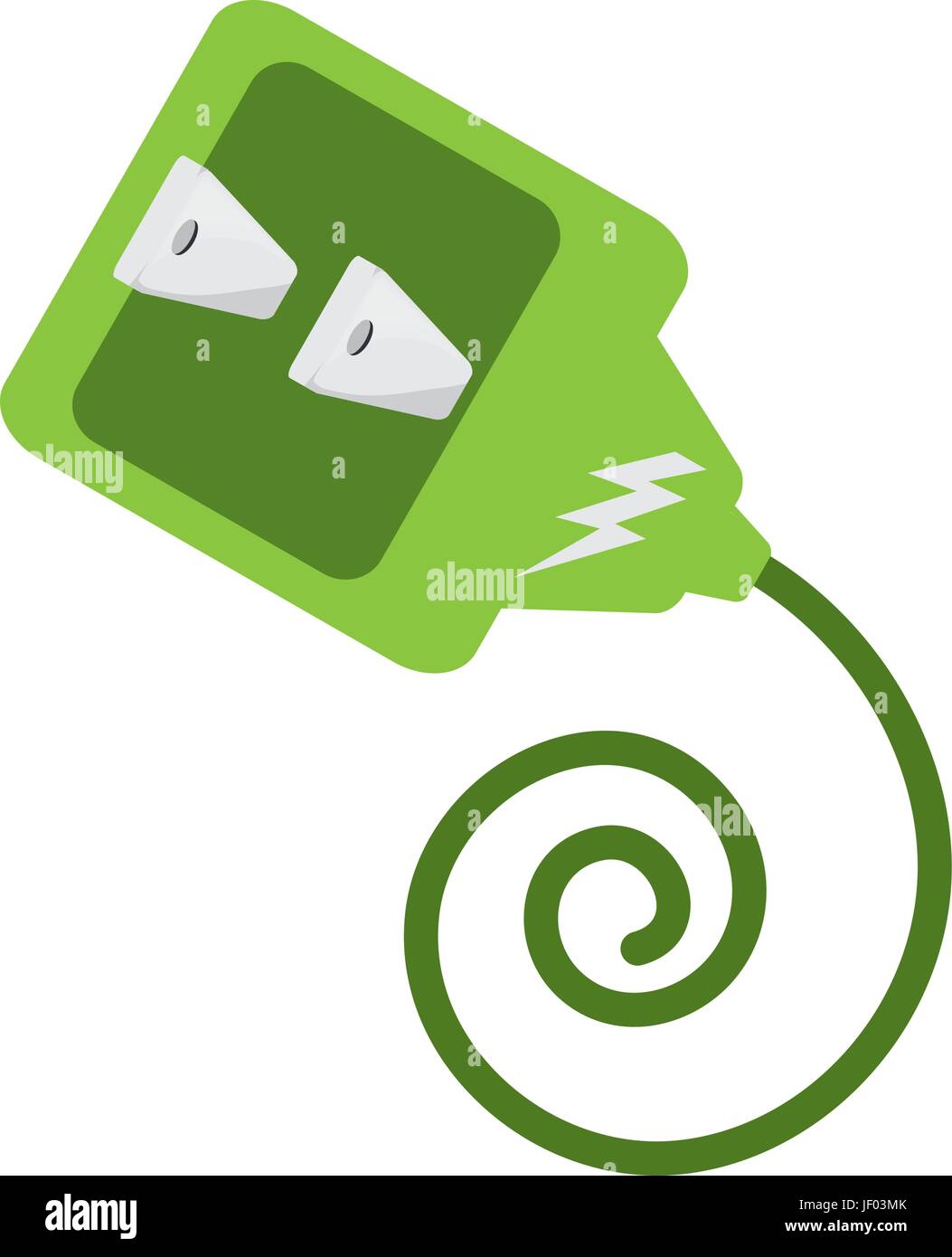 isolated electric plug Stock Vector Image & Art - Alamy