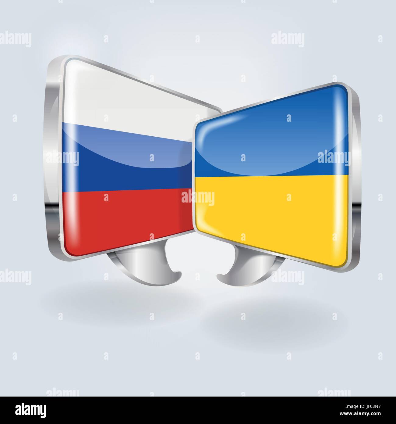 peace, russia, russian, ukraine, neighbors, minority, info, interchange, Stock Vector